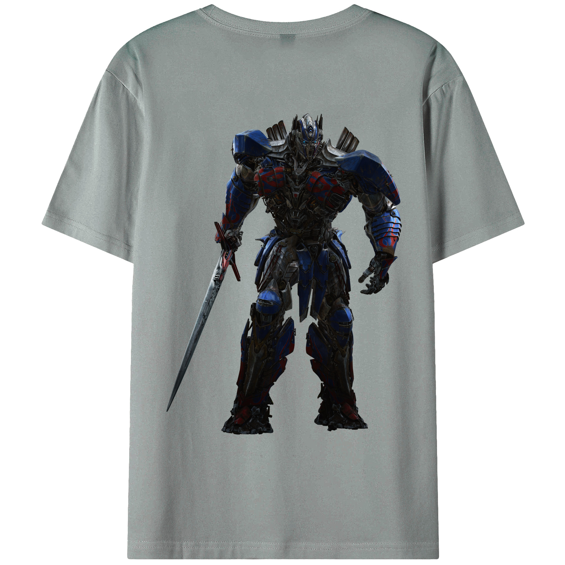 （画像用）  綿100％ メンズ半袖Tシャツ（バックプリント） 通気性